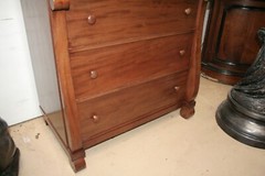 Antique American Mahogany 5 Drawer Chest late 1800’s H 41″ x W 38″ x D22″