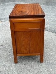 Antique chinese cypress wood hall cabinet console Table Server Country