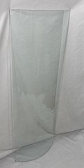 Antique Bent Curved Wavy Glass Replacement Panel For China Cabinet Door 39.25″#D