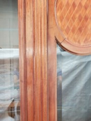 French Inlaid & Ormolu Mounted Display China Cabinet Display Breakfront 1890s