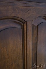 73492: ETHAN ALLEN Maple 2 Door China Cabinet