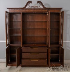 70176: COUNCILL CRAFTSMEN Large 4 Door Mahogany Breakfront Bookcase
