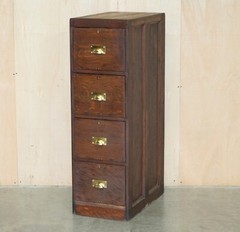 ANTIQUE ART DECO CIRCA 1920’S RESTORED ENGLISH OAK FILING CABINET NEW FITTINGS