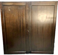 Antique Mahogany Cabinet Doors from an old Church