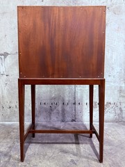 Frits Henningsen Danish Teak Drop-Front Bar Cabinet – 1940s Mid-Century Vintage