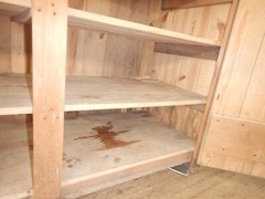 Large Vintage 1940’s Yellow Pine Canning Cupboard Cabinet