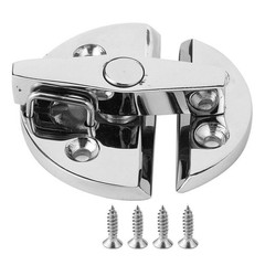 Turn Button Catch Rotate Latch Lock for Boat Door Cabinet Hatchway Marine
