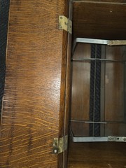 Antique Yawman & Erbe Wood File Box 20″ x 13″ x 11″