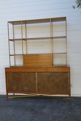 Paul McCobb Irwin Collection Mid Century Two Part Sideboard Display Shelves 5769