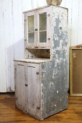 Vintage Medicine Cabinet Medical wood Apothecary Dental Industrial Antique