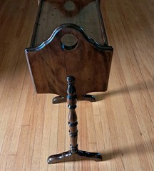 Antique HT Cushman Smokers Humidor Wooden Stand With Storage Cabinet 1900’s