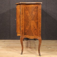 Sideboard walnut wood antique style furniture two doors commode 20th century