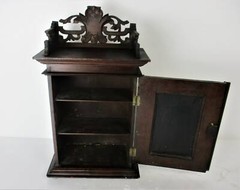 Mid Century Kitchen Apothecary Medicine Pharmacy Bathroom Wall hanging Cabinet F
