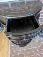 hooker seven seas kidney cabinet. Beautiful addition to your collection.