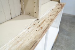Antique Mercantile General Store Display Apothecary Cabinet Bar white Counter