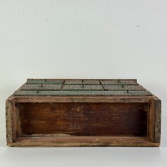 Americana Primitive Antique Apothecary Cabinet/Chest With Distressed Multi Color