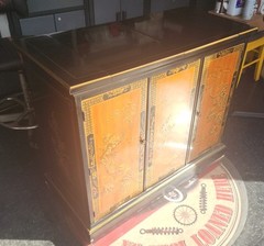 Drexel ‘Et Cetera’ Chinoiserie Flip Top Server Used