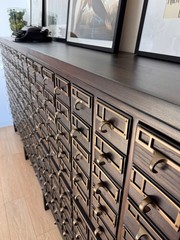 SALE Vintage One-of-a-Kind 200-Drawer Library Card Catalog Cabinet Library