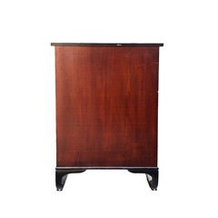 Oriental Brown Black Hardware Drawers Accent Storage Cabinet GB288