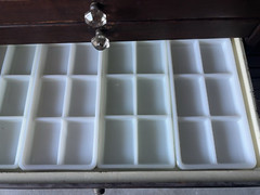 Antique dental cabinet American cabinet company With Inserts