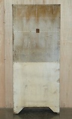 Cool Retro Original 1950’s English Kitchen Habberdashery Larda Cupboard Cabinet