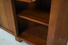 L73870: Pair Of STICKLEY Cherry Valley Open Corner Cabinets