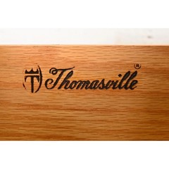 Thomasville Mid-Century Hollywood Regency Campaign Bar Cabinet, Newly Refinished
