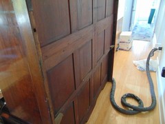 Solid Mahogany English Georgian China Cabinet/ Bookcase