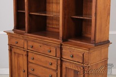 73481: NICHOLS & STONE Williamsburg Maple Bookcase Display Cabinet