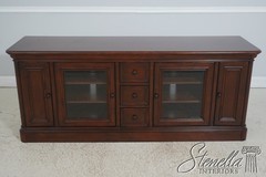 F72032: Cherry TV Media Cabinet w. Glass Doors