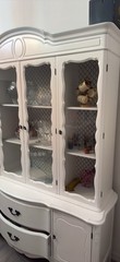 Antique China Cabinet Fruit Wood