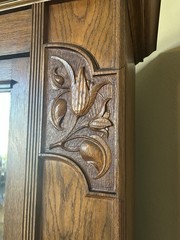 Antique 1901 Hand Carved Wardrobe / Cupboard Restored !