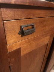 BEAUTIFUL Patina Antique Primitive Solid Walnut Jelly Cabinet Philadelphia