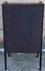 Antique Vintage Victorian Old Solid Mahogany Record Storage Sheet Music Cabinet
