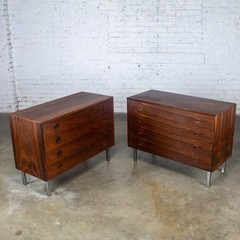 Scandinavian Mod Rosewood Cabinets Rud Thygesen & Johnny Sorensen for HG a Pair