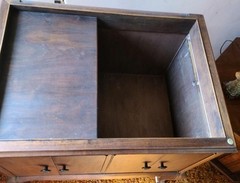 Antique Solid Wood Victrola Record Player Cabinet – CABINET ONLY – VGC – USEFUL