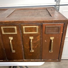 Antique 6 Drawer Filing Cabinet