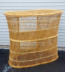 Vintage Rare Unique Custom Sunburst Bohemian Wicker Bar Philippines