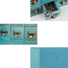 Apothecary Drawers Card Catalog Cabinet with 14 Drawers Wooden Card Catalog Wood
