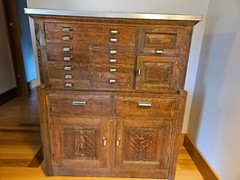 Antique Dental Cabinet