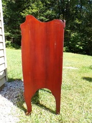 Vintage French Vernis Martin Style Hand Painted Music Cabinet Record Stand