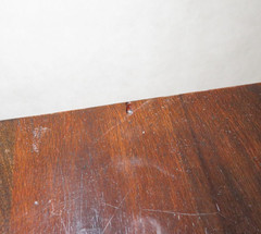 Antique 29″ Imperial Solid Mahogany Martha Washington 3-Drawer Sewing Cabinet