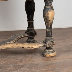 18th Century Black Baroque Swedish Cabinet