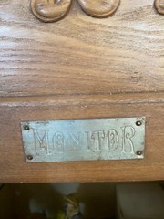 VICTORIAN OAK FLORAL CARVED ICE CHEST WITH ZINC LINING & PHOENIX HEAD HARDWARE