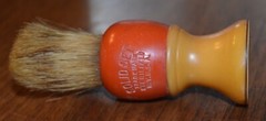Antique SAFETEE Shaving Cabinet WALL MOUNT w/ Shaving Brush & Razor