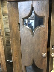 Vintage Antique Wall Display/Spice Wood Cabinet