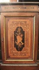 Antique Renaissance American Rosewood & Bronze Mounted Credenza