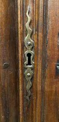 Large French Louis XIV Carved Walnut Two Door Cabinet or Armoire w/Restorations