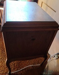 Antique Solid Wood Victrola Record Player Cabinet – CABINET ONLY – VGC – USEFUL