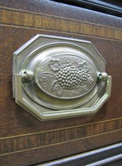 Beautifully Restored Federal 1950 High-End Inlay Irwin Furniture Mahogany Buffet